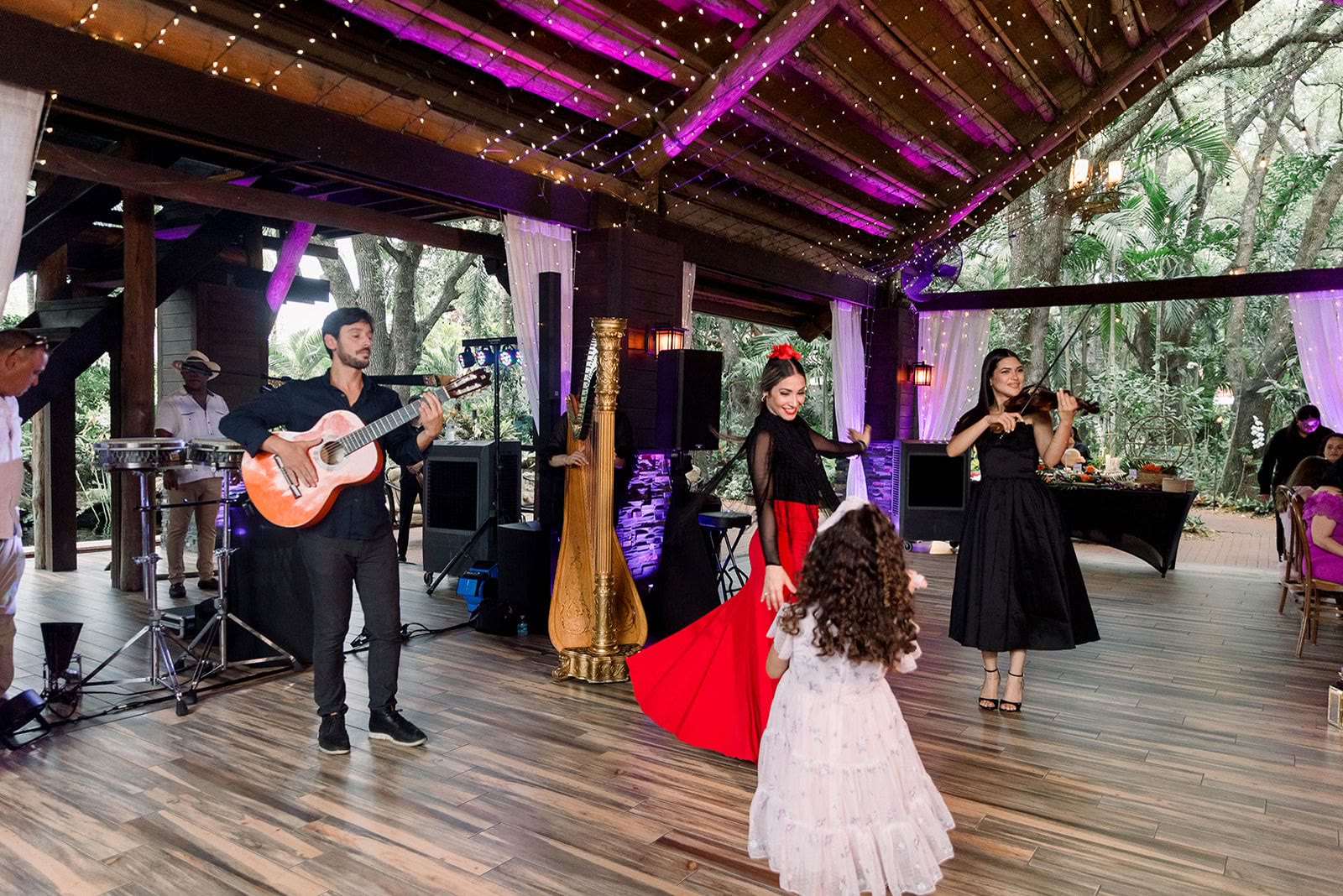 Ensemble musicians performing alongside Sergio De Gouveia